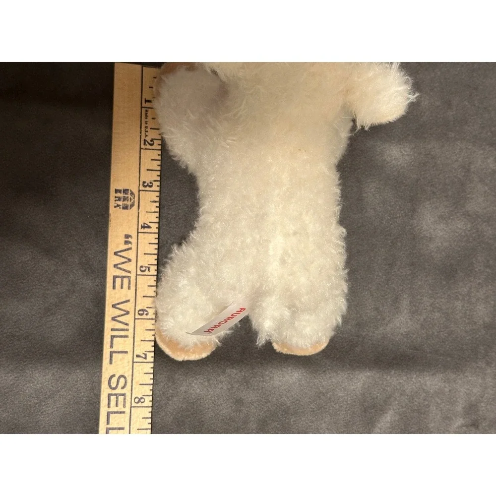 Aurora World Cream Lamb Plush Stuffed Animal Sheep Sherpa Fleece 7.5 Inch